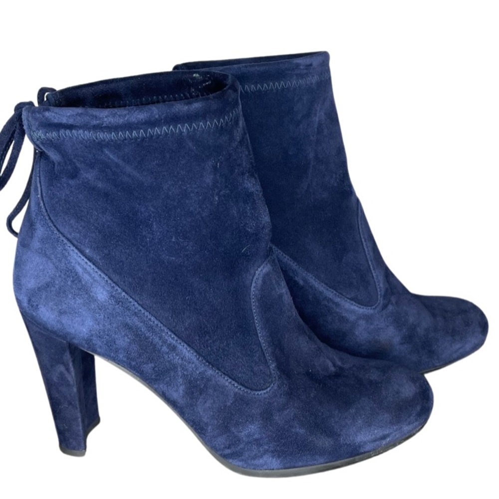 Stuart weitzman royal blue ankle boots